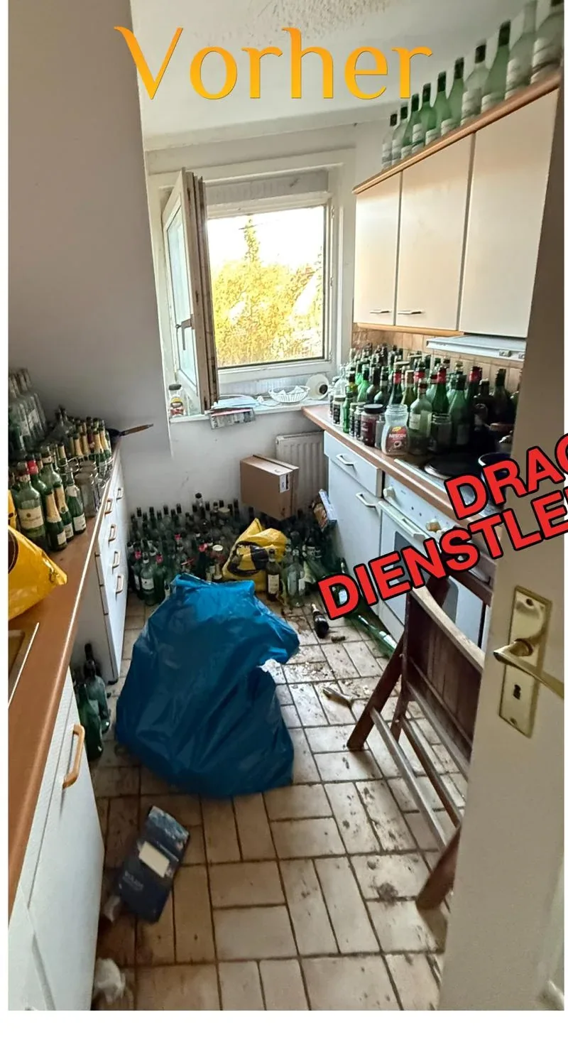 Küche nach Entrümpelung – vorher